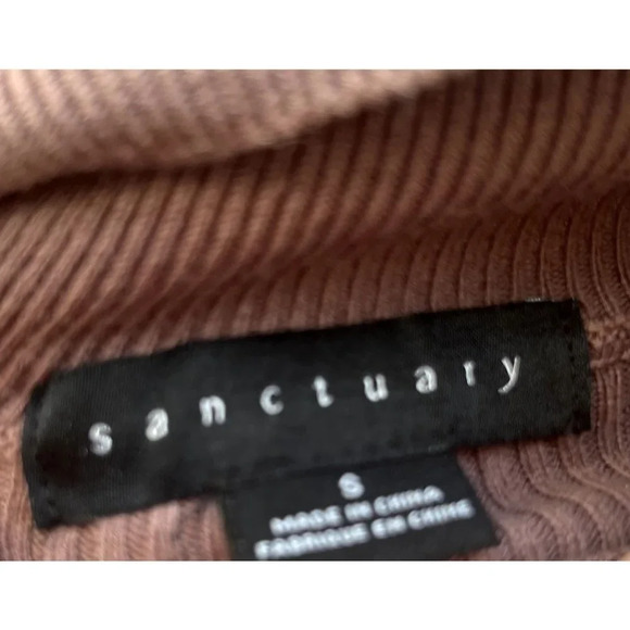 Sanctuary Be Smooth High Neck Stretch Sweater Dress S - Picture 6 of 7
